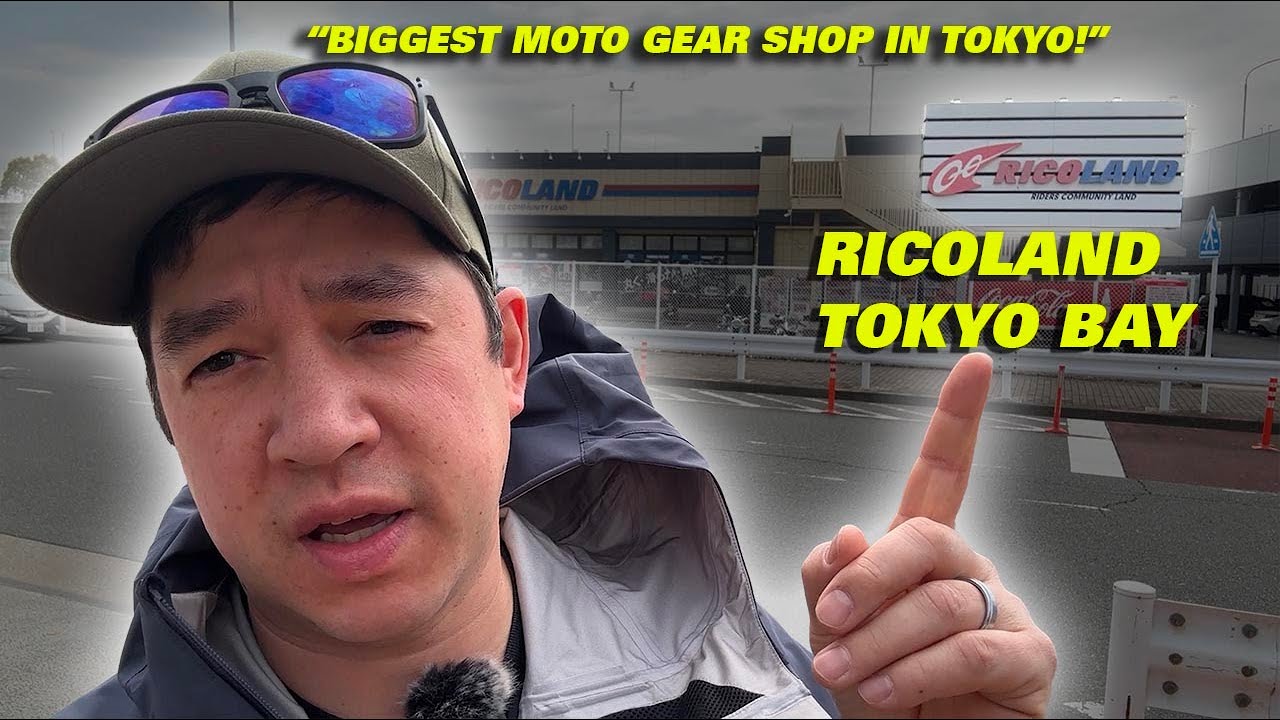 Biggest Motorcycle Gear Shop In Tokyo! (Ricoland)