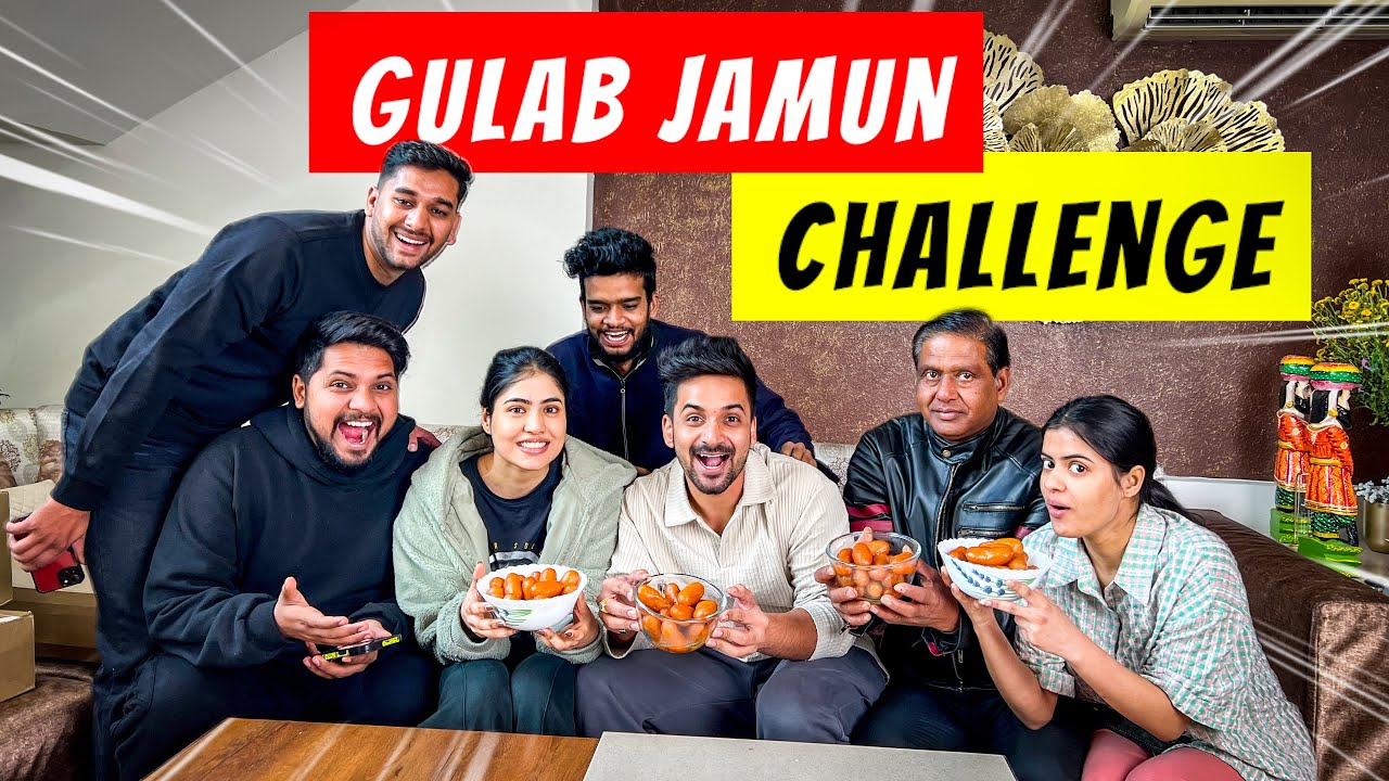 Gulab Jamun eating challenge