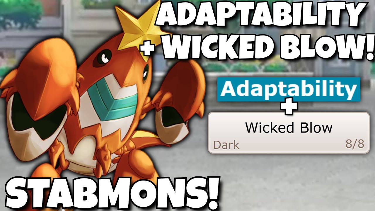 WICKED BLOW CRAWDAUNT CRITS AND SWEEPS IN STABMONS! POKEMON SCARLET AND VIOLET