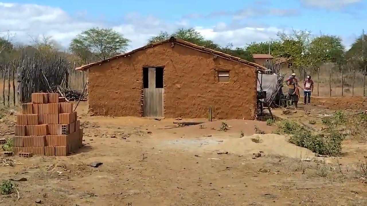 casinha de taipa de siné do sertão três riachos