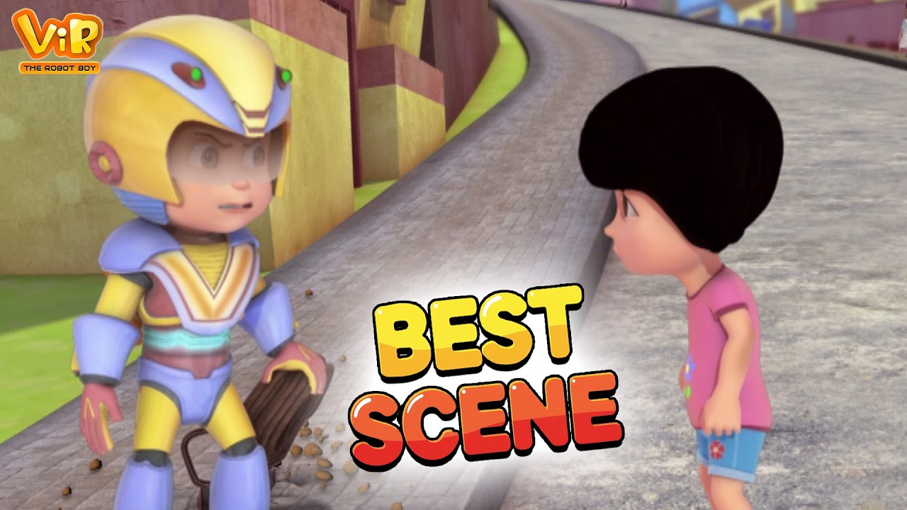 Vir The Robot Boy : Robo Vir Ne Bachaya Imli Ko | Best Scenes Robot Cartoon for kids