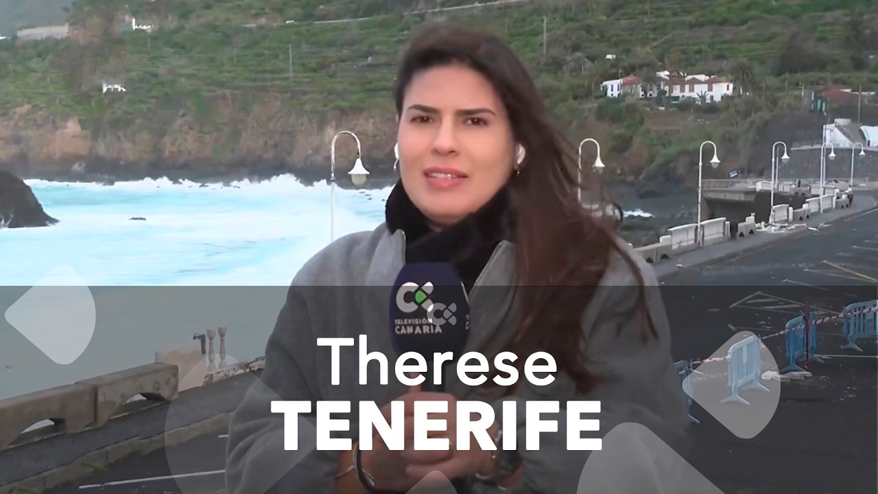 Therese se hace notar en el norte de Tenerife