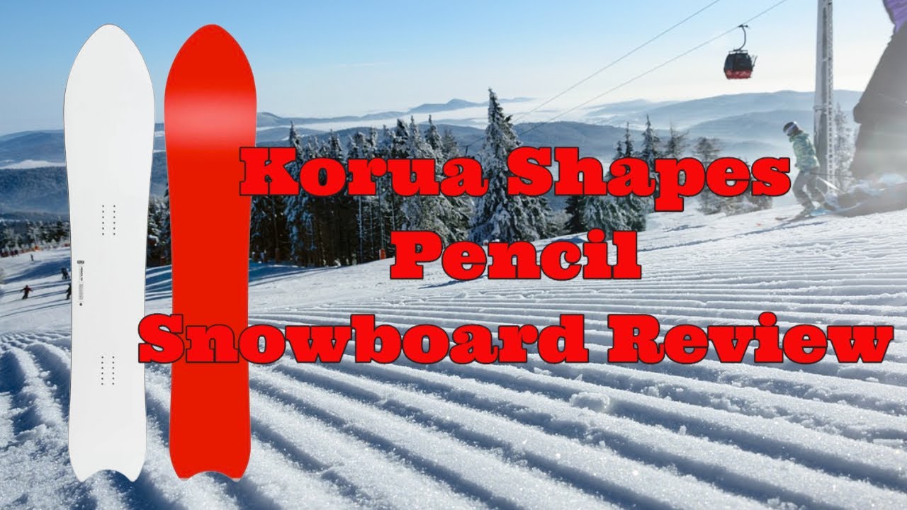 Обзор сноуборда Korua Shapes Pencil 2024 года