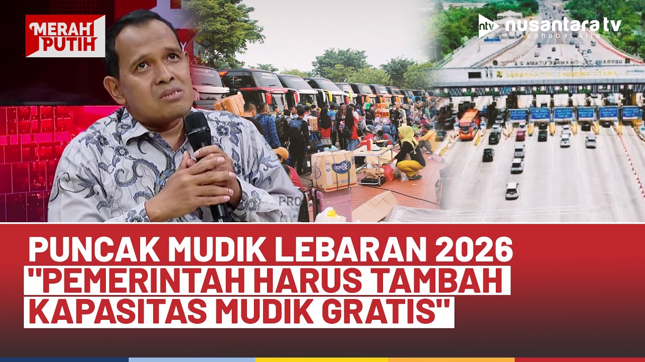[FULL] Mudik Lebaran 2026 Dimulai! Sekjen MTI: Pemerintah Harus Tambah Kapasitas Mudik Gratis