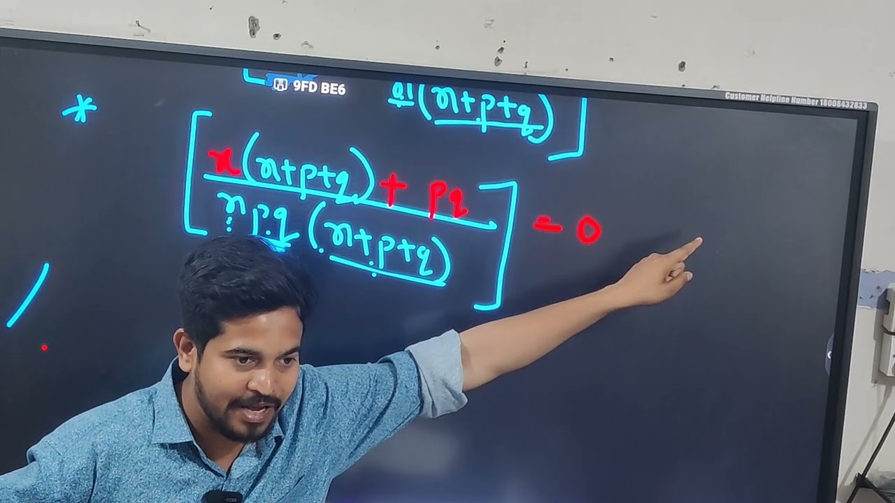 QUADRATIC EQUATIONS LECTURE-14 CLASS 10TH MATHS ICSE(TEST YOURSELF QUESTION NO. 2&3)
