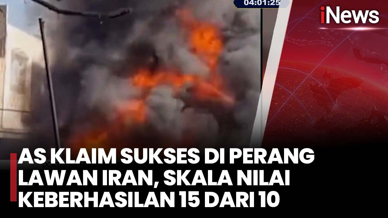 AS Klaim Sukses di Perang Lawan Iran, Skala Nilai Keberhasilan 15 dari 10 | iNews Sore 7/3