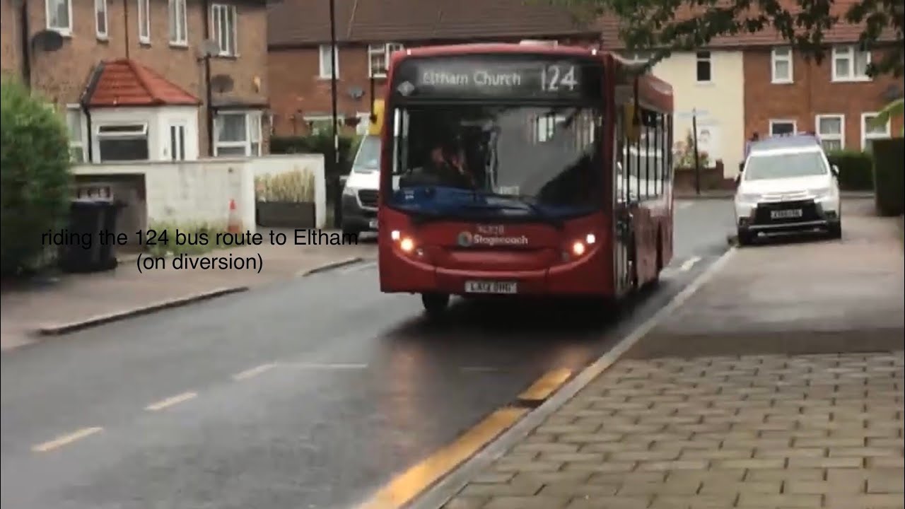 I take 124 bus route to Eltham but it on diversion because terminal at Eltham station (throwback)