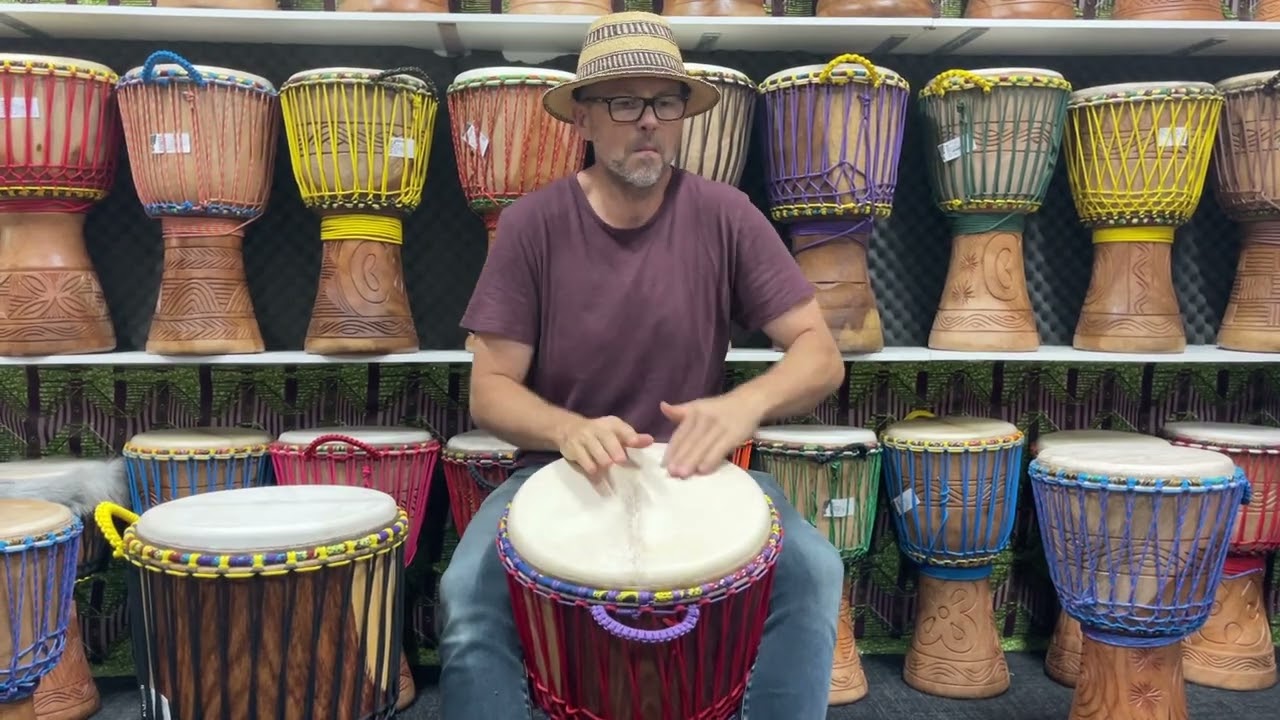 Master Series Djembes Lady in Red & Bossman 1