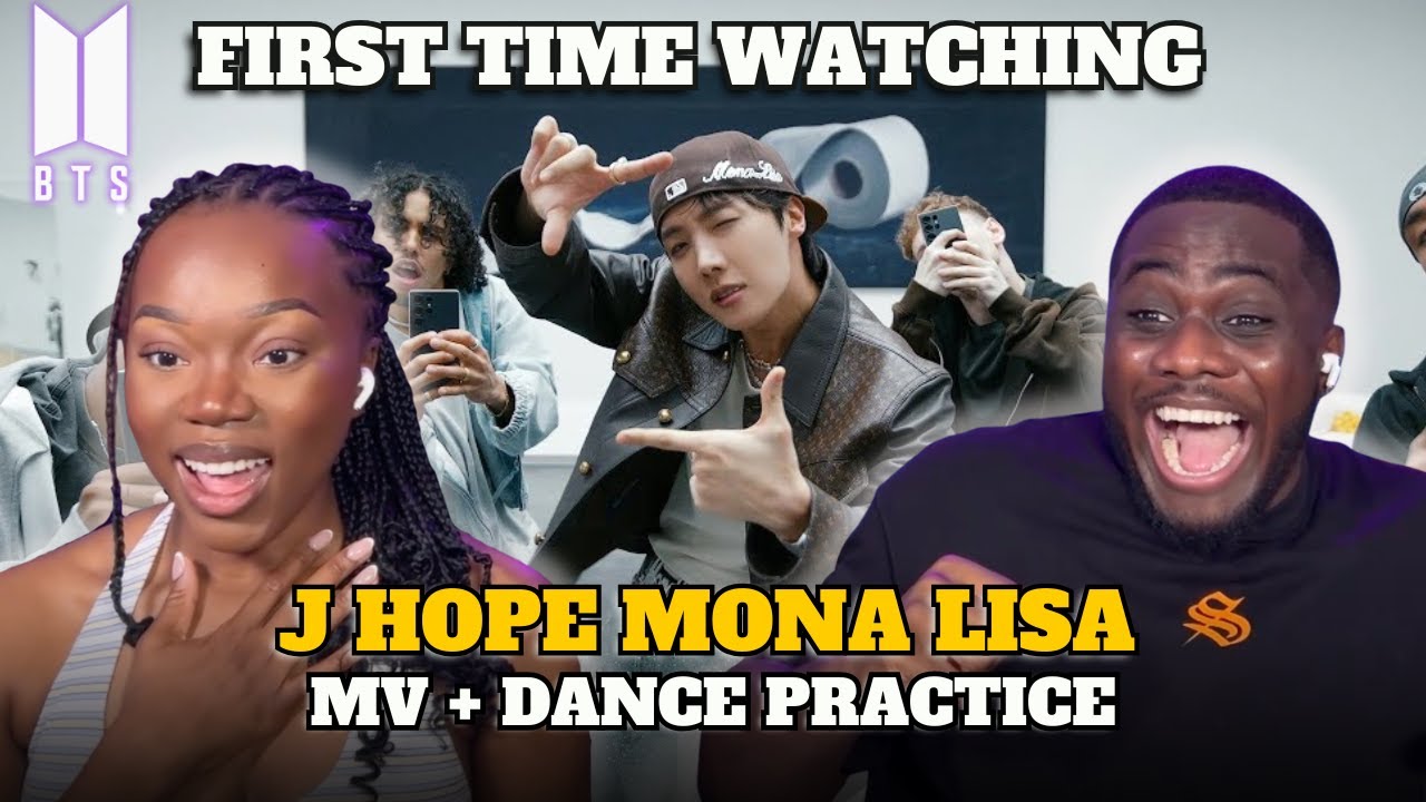 K-POP NEWBIES FIRST TIME WATCHING BTS (방탄소년단) J HOPE MONA LISA MV AND DANCE PRACTICE!