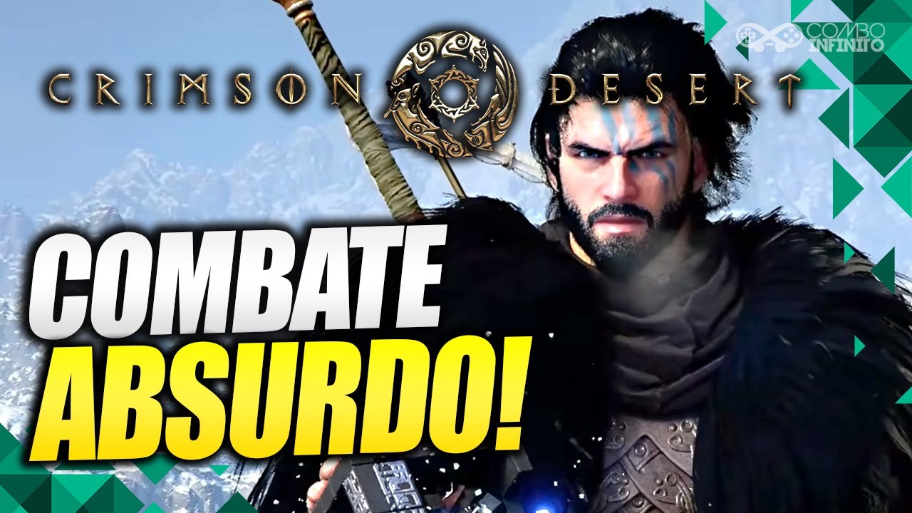ISSO &Eacute; REAL?! Crimson Desert mostra COMBATE INSANO e mec&acirc;nicas NUNCA VISTAS! ⚔️🔥
