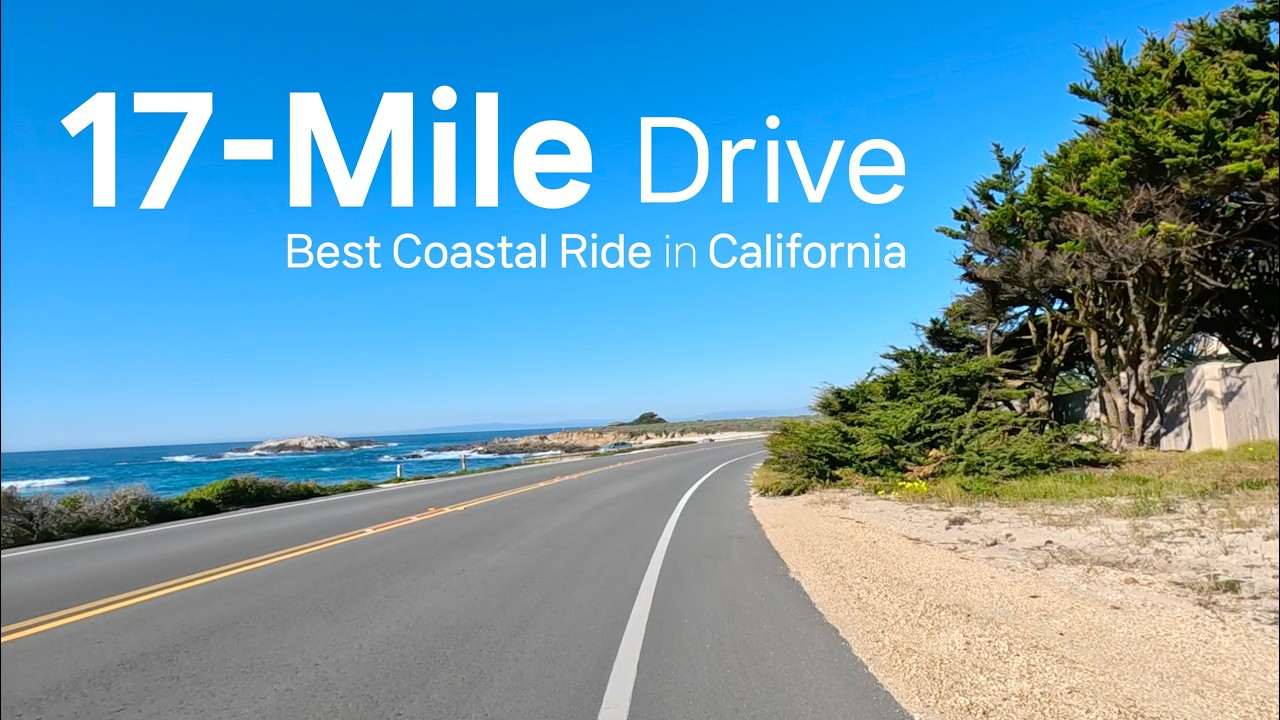 Cycling 17-Mile Drive: From Pacific Grove Gate to Pebble Beach Golf Links 🚴&zwj;♂️✨ | Scenic Ride POV