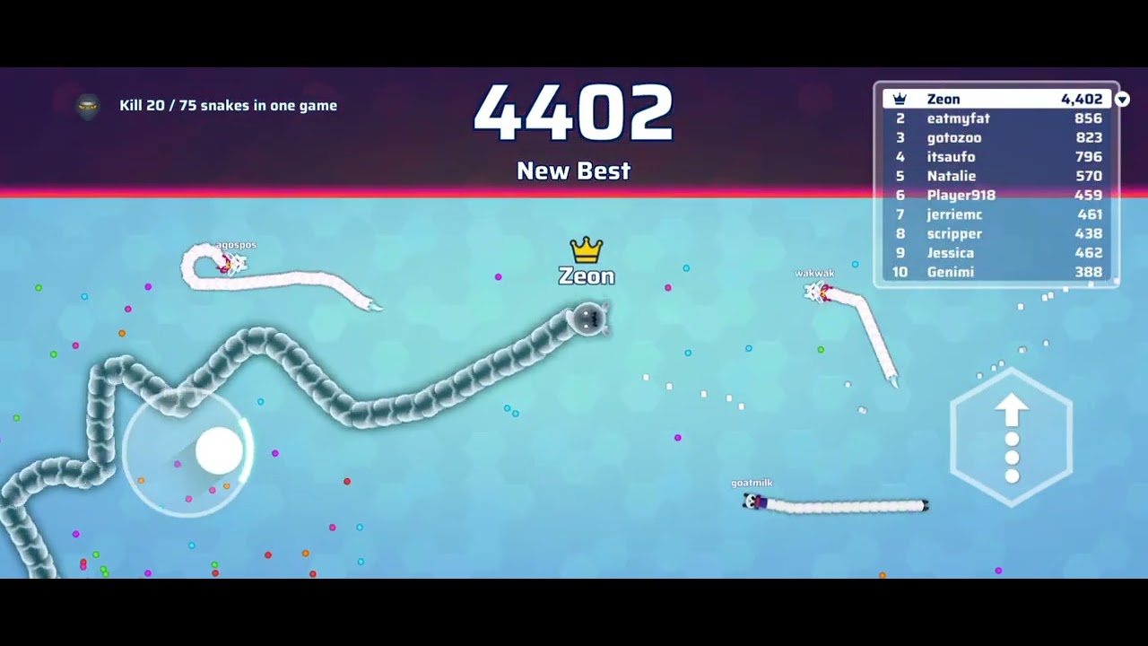 10000 High score in Snake.io | Game Collection 