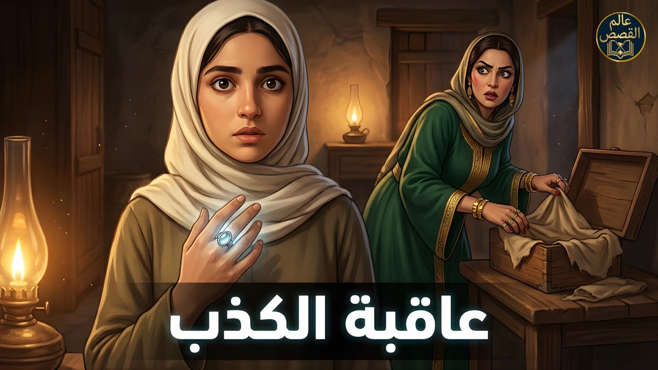 قصة اليتيمة وخاتم أمّها الذي لا يلمع إلا عند الكذب!! 🕯️⚖️