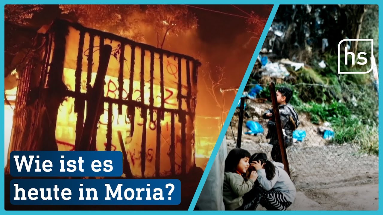Flüchtlingslager Moria: 1 Jahr nach der Feuer-Tragödie | hessenschau
