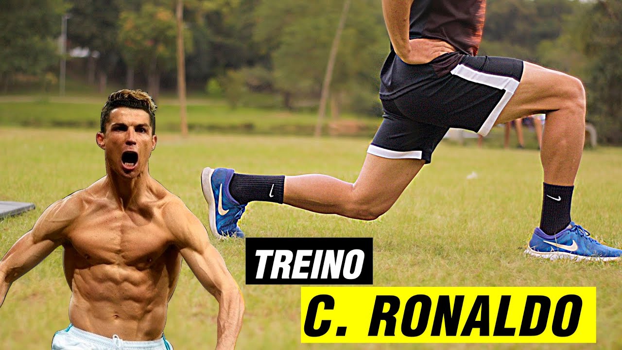 FIZ O TREINO DO CRISTIANO RONALDO | TREINO FISICO PARA JOGADOR DE FUTEBOL