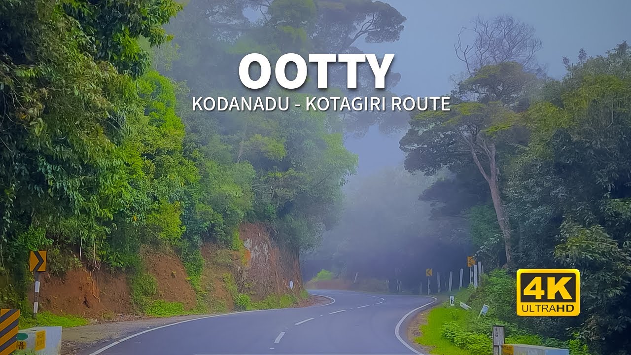 Entered ஊட்டி in Rainy Day | Ooty -  Kotagiri - Kodanad | Best Village Route 