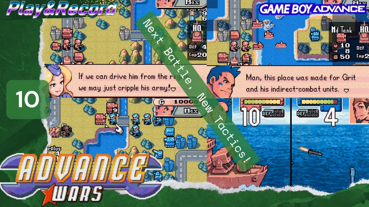 Advance Wars Part 10 (Game Boy Advance) Playthrough Non Commentary