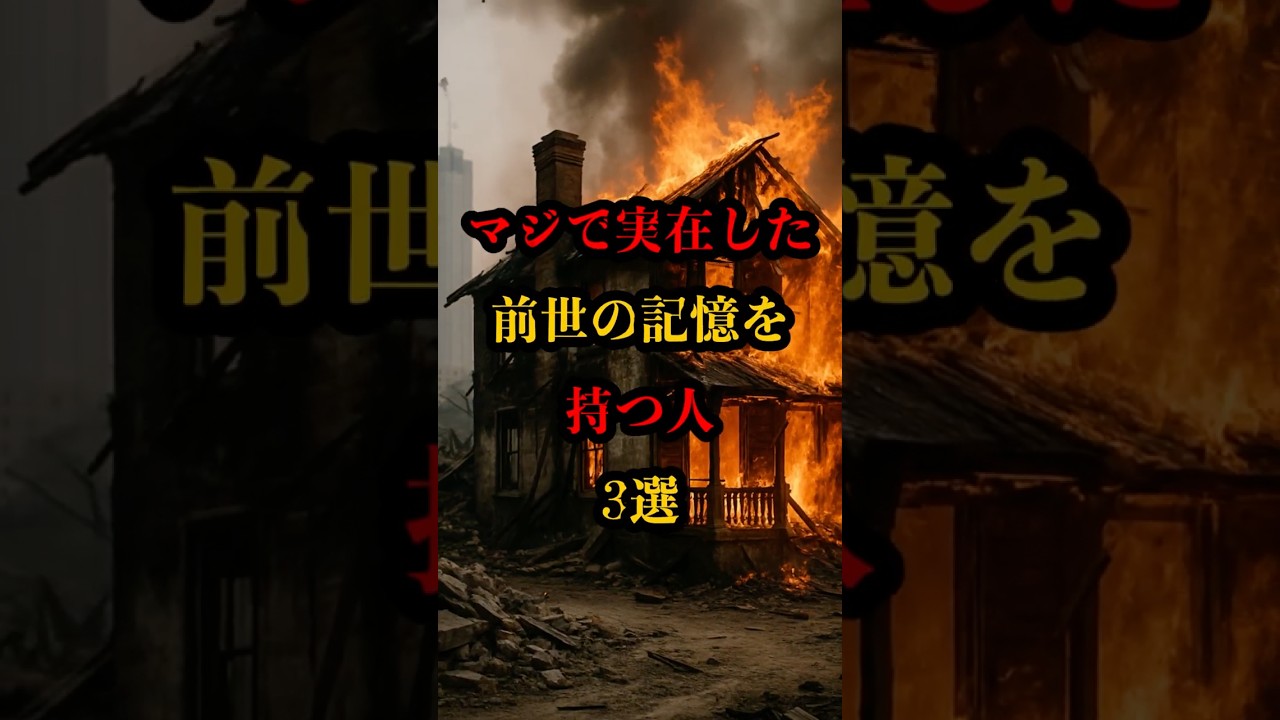 マジで実在した前世の記憶を持つ人3選 #都市伝説 #怖い話 #雑学