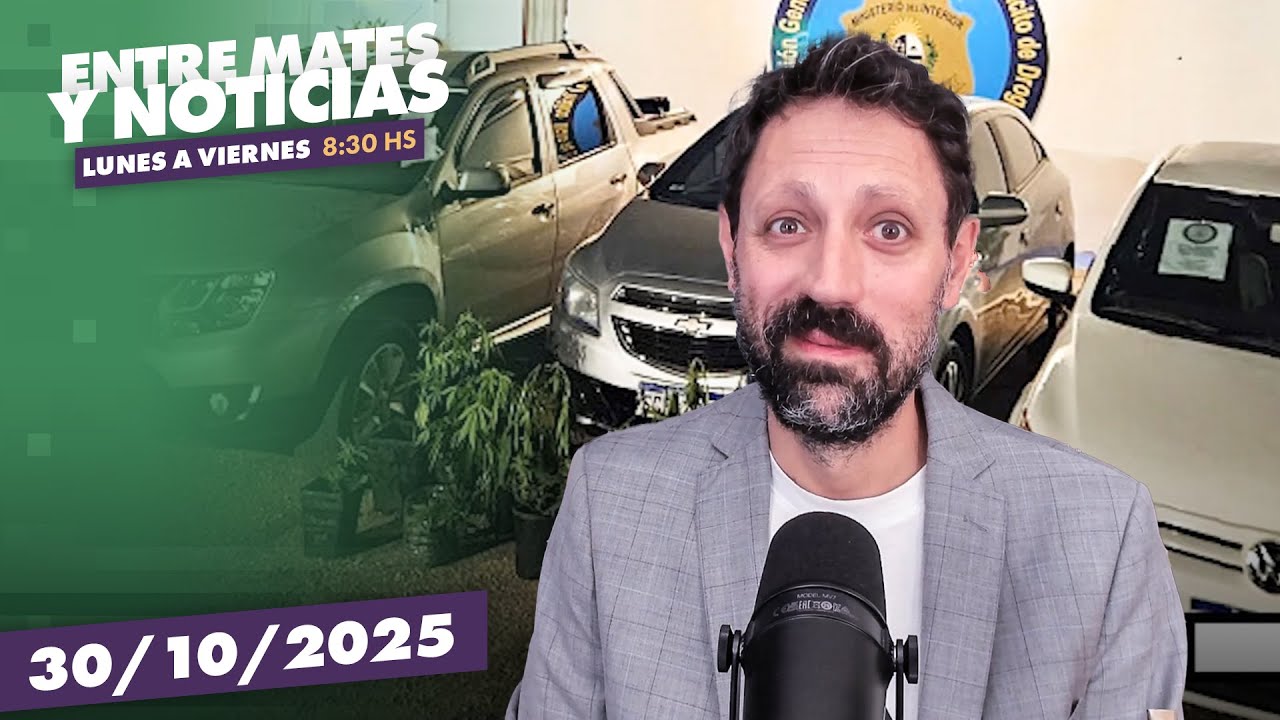 De incautaciones, vacas y Danza | #EntreMatesYNoticias 30/10 [COMPLETO]