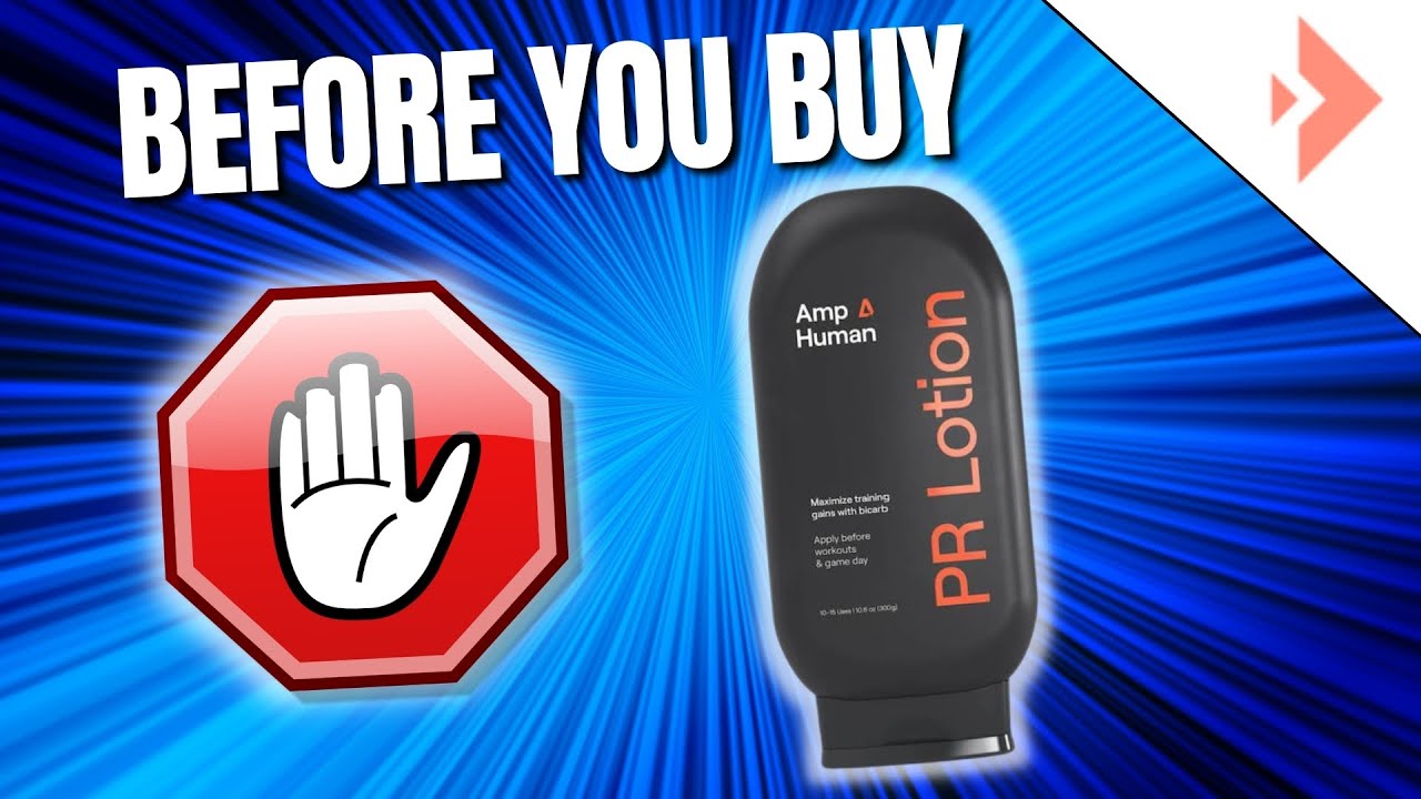 PR Lotion by AMP Human (Before You Buy!)