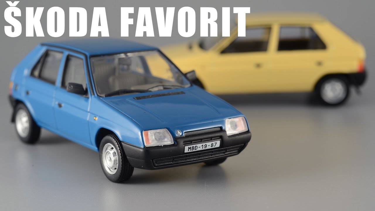 Škoda Favorit • Abrex • масштабная модель 1:43