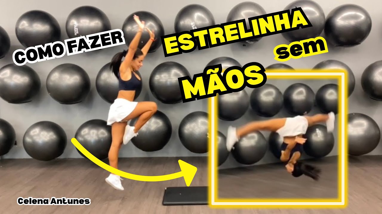 ESTRELINHA SEM MÃOS, COMO FAZER - Ginástica Rítmica// Celena Antunes