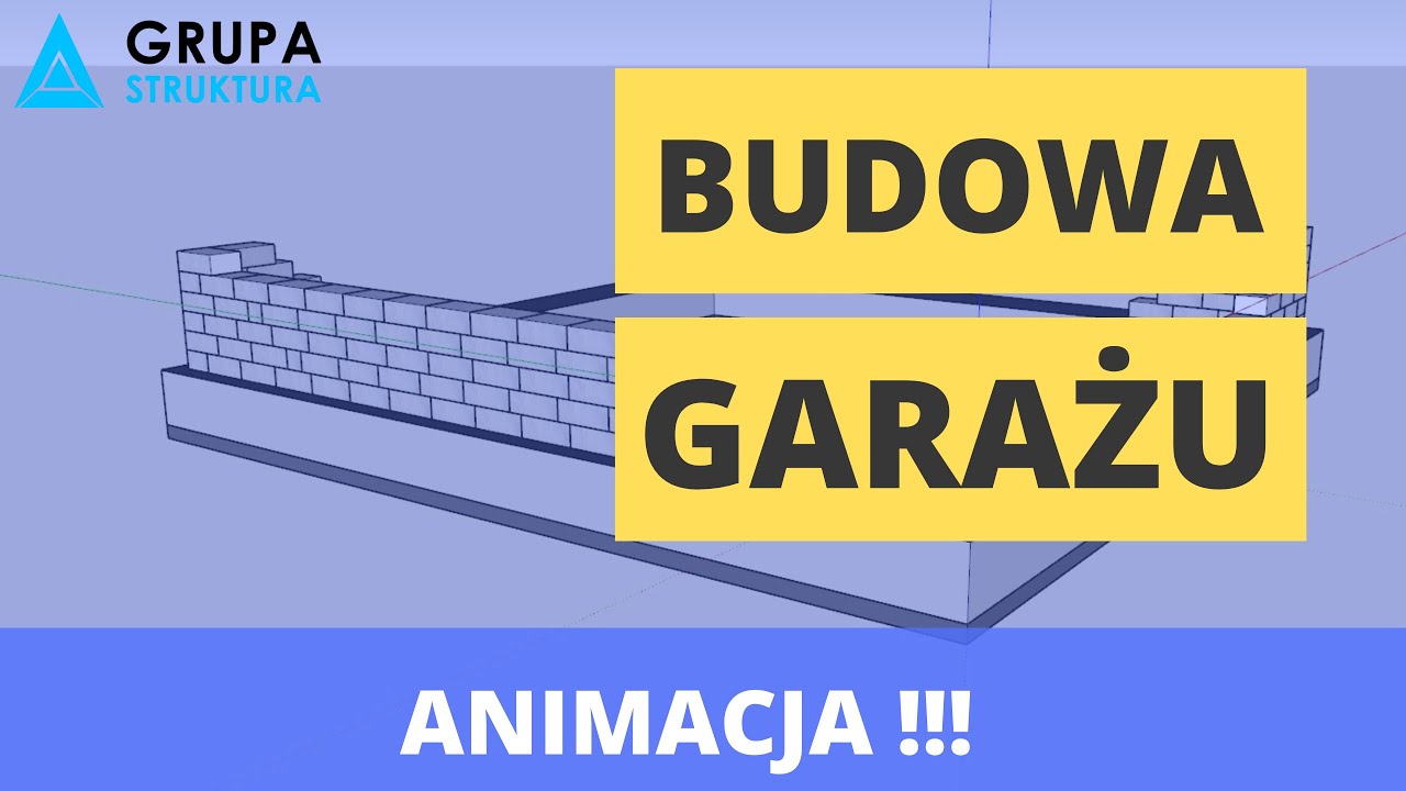 GARAŻ DWUSTANOWISKOWY - instrukcja budowy SSO