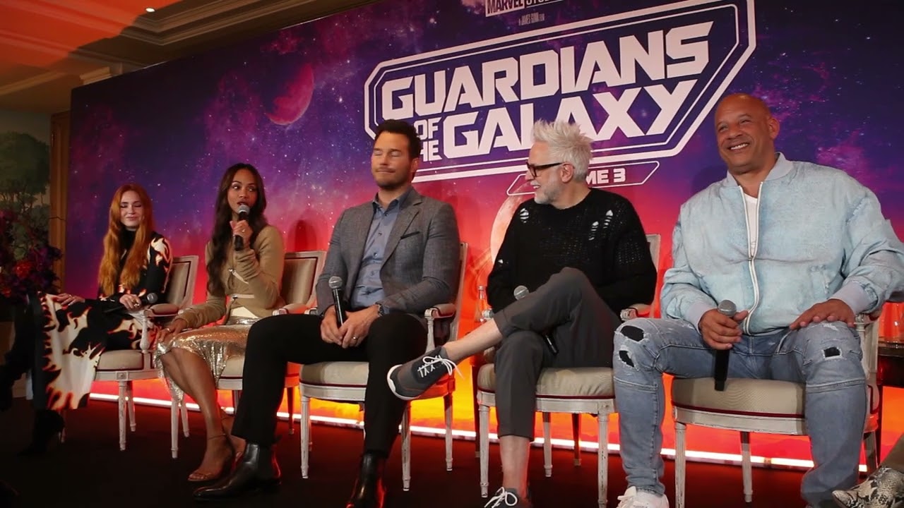 Guardians of the Galaxy vol 3 Paris Press conference part 01
