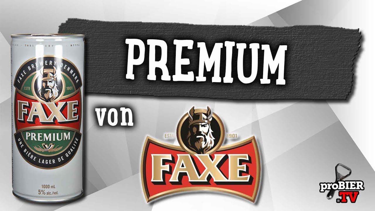 Premium von Faxe | Bier Verkostung #1628