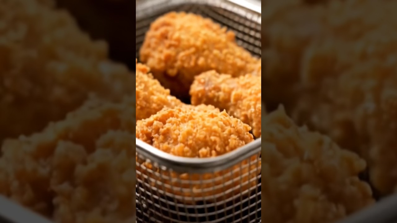 Crispy Fried Chicken - Crunch in EveryBite🍗 #KFCchicken #crisp #chikenleg #chiken #cooking