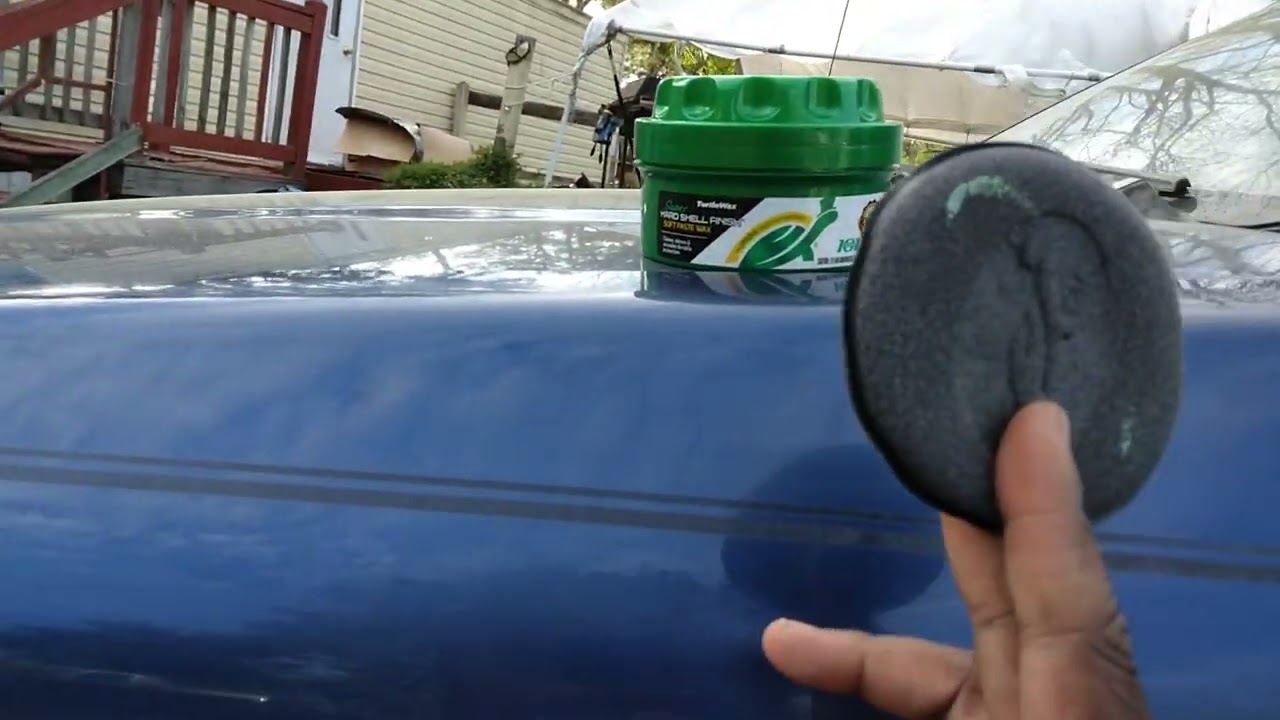 new turtle 🐢 wax super hard shell carnauba wax demo review improved formula 👍