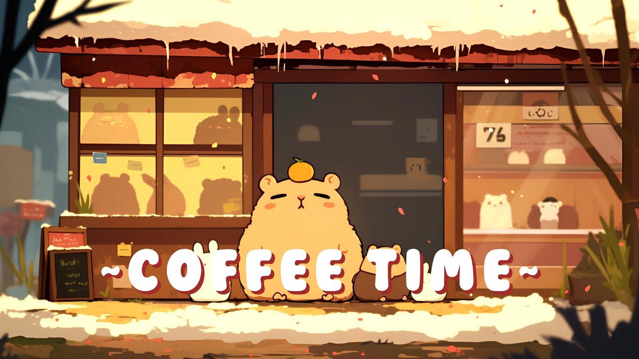 Capybara Lofi Music Station - Cozy Beats for Relaxation ~ Cozy Times ~ ✨ | High Quality
