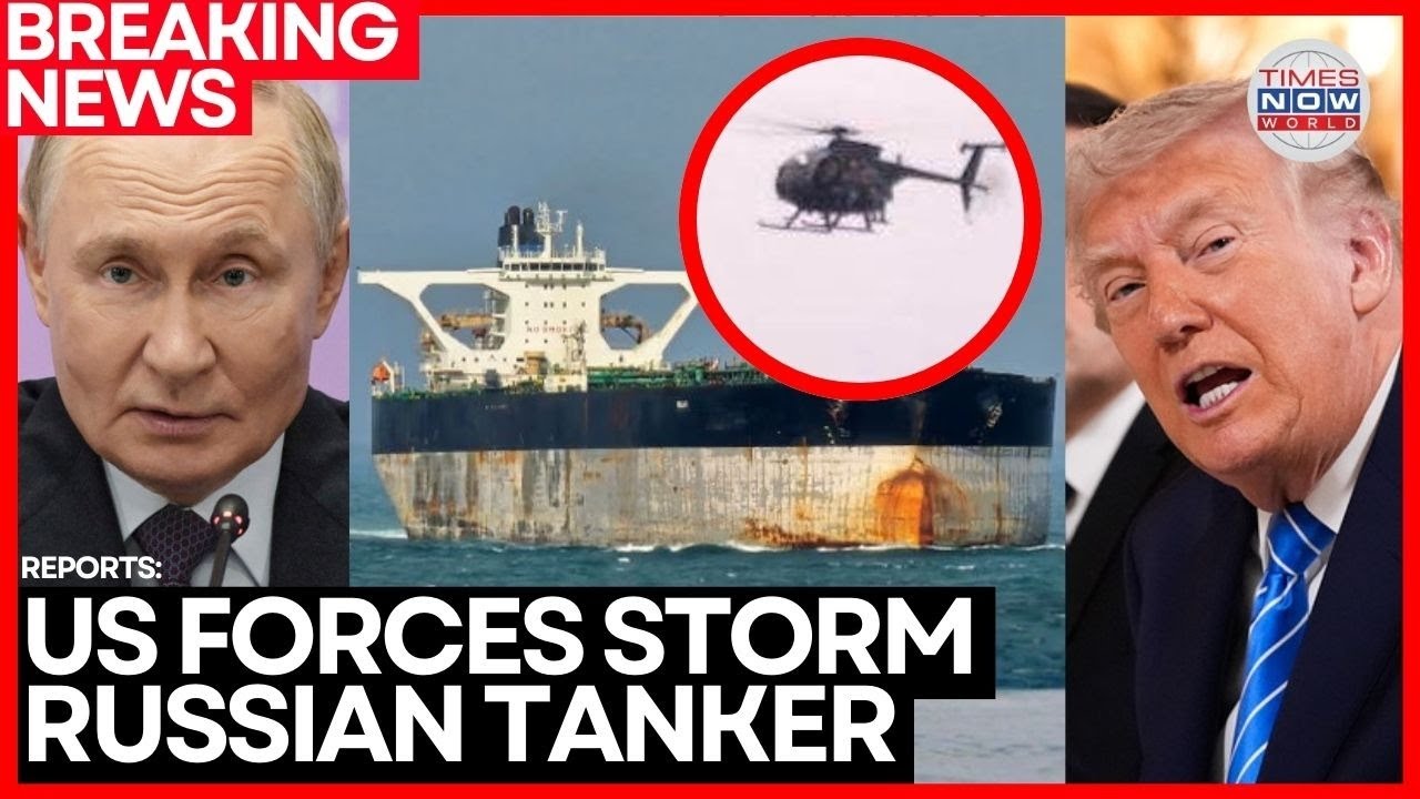 US-RUSSIA TANKER STANDOFF LIVE | Breaking News: US Attempts to Seize Russian-Flagged Vessel