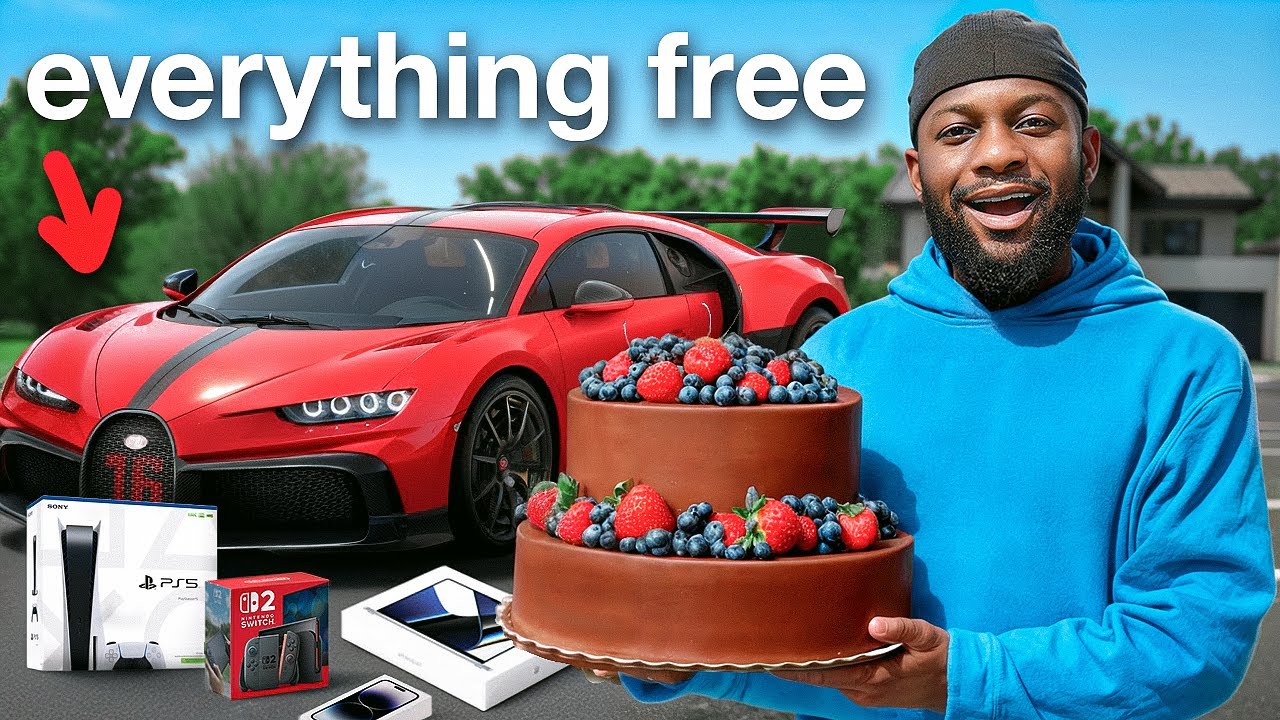 I GOT EVERYTHING FREE FOR MY BIRTHDAY