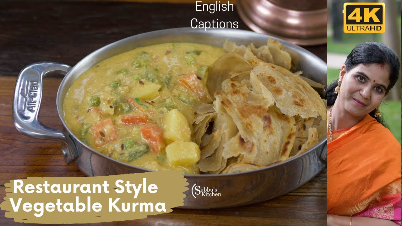 Idiappa Kurma | Parotta Kurma | Restaurant Style Vegetable Kurma