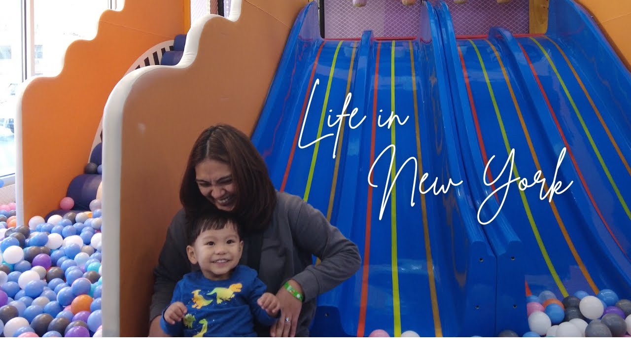 life in new york | morning struggles, laundry, indoor playground & mall day
