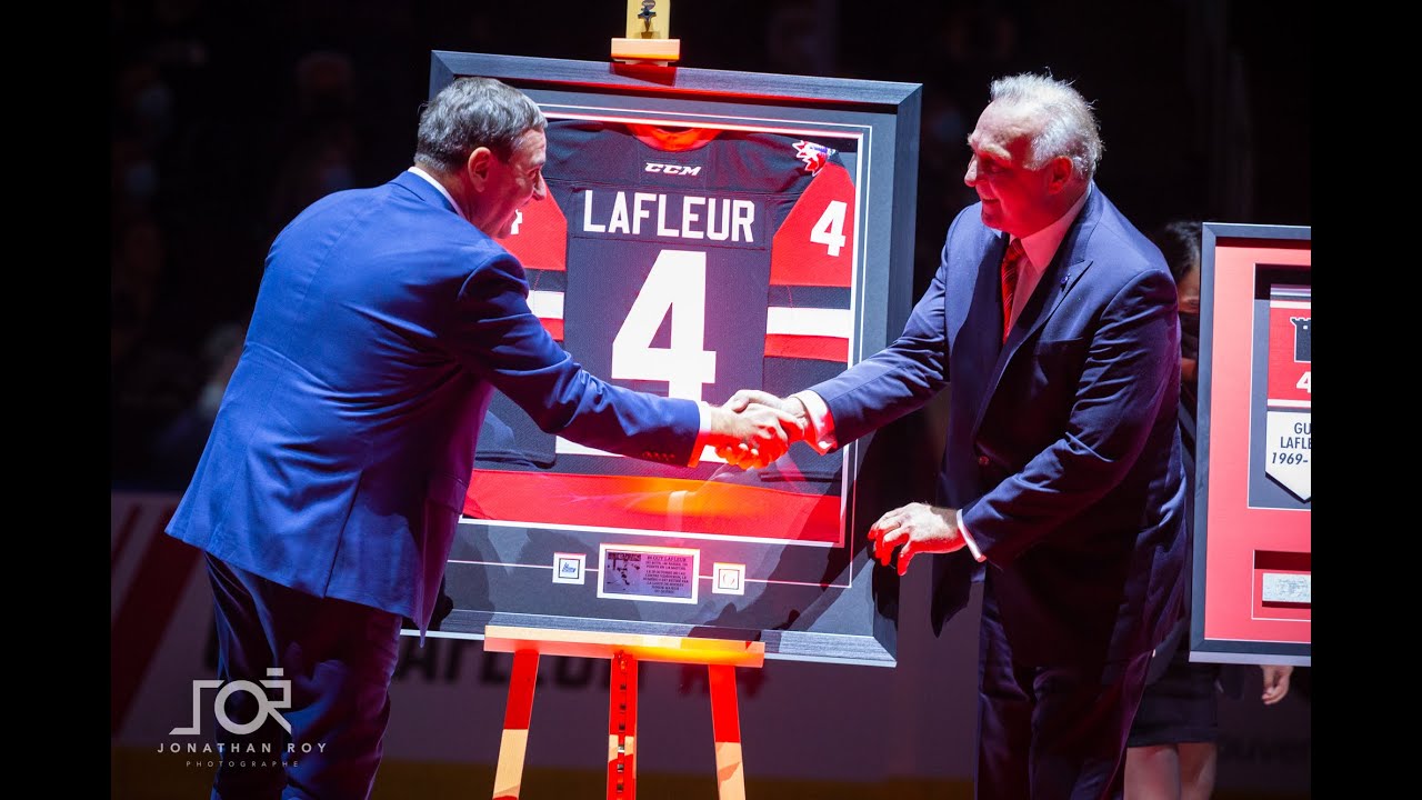 (TVA Sports) Cérémonie du retrait de chandail de Guy Lafleur  - 28-10-21
