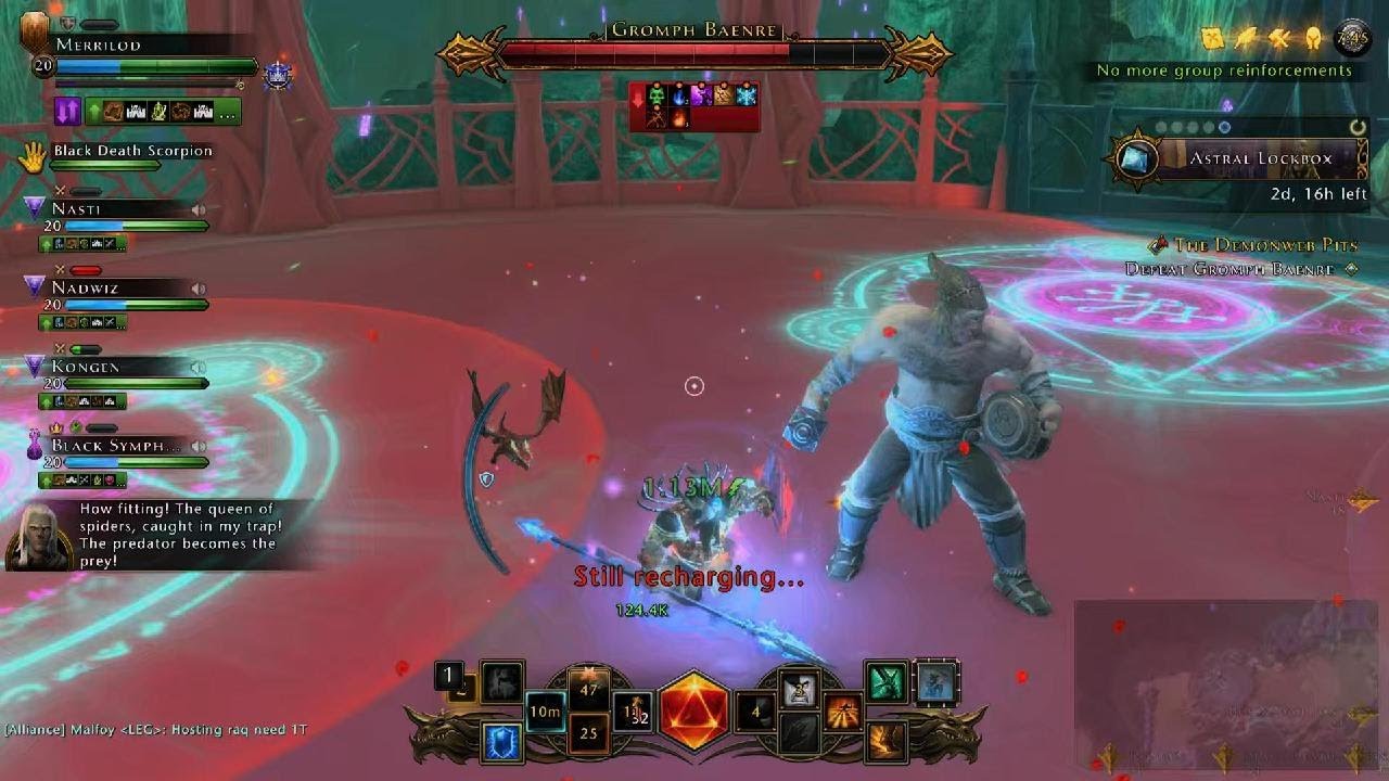 Neverwinter MOD26 - Demon web - Tanking second boss