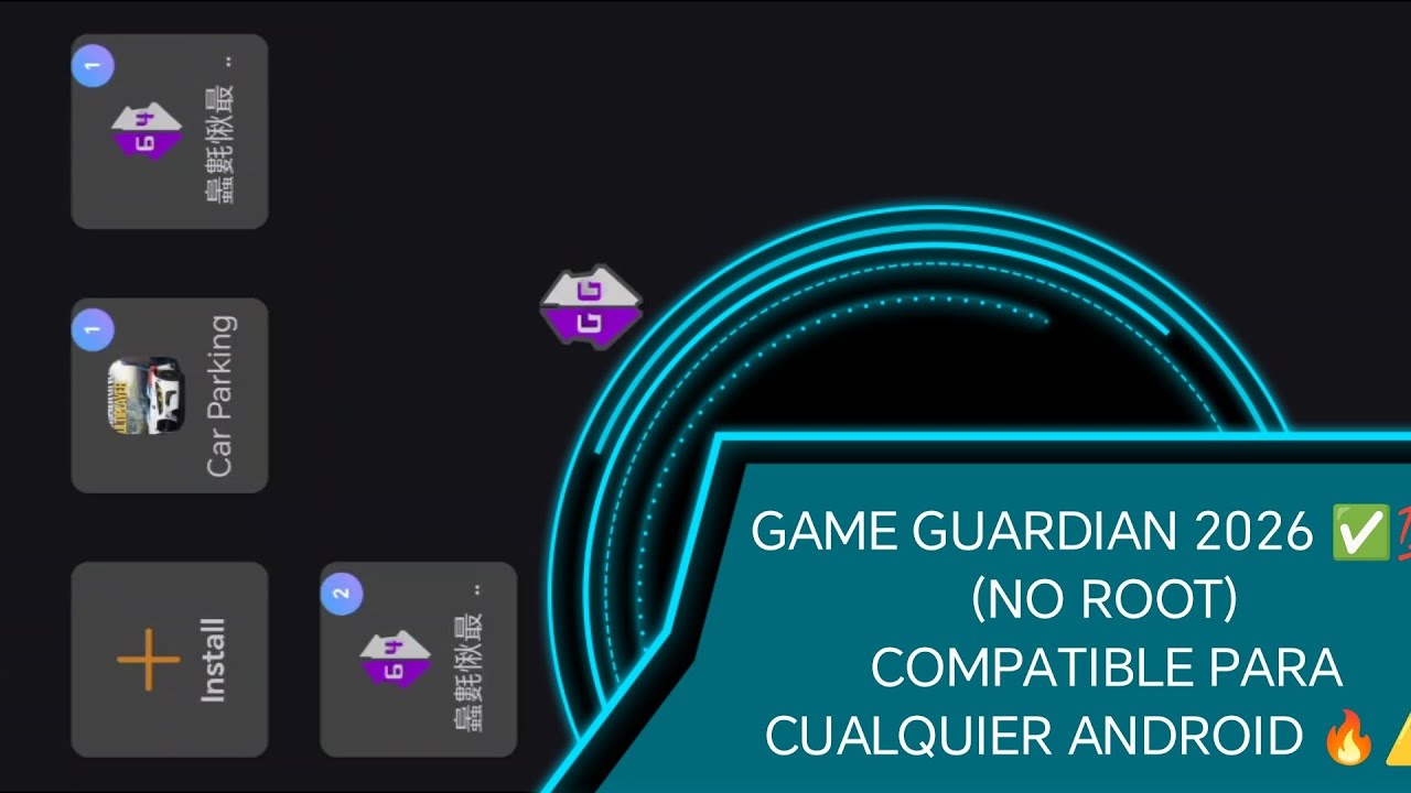 GAME GUARDIAN EN ESPACIÓ VIRTUAL 2026💯✅🔥🐶 (NO ROOT) PARA CUALQUIER DISPOSITIVO ANDROID. 