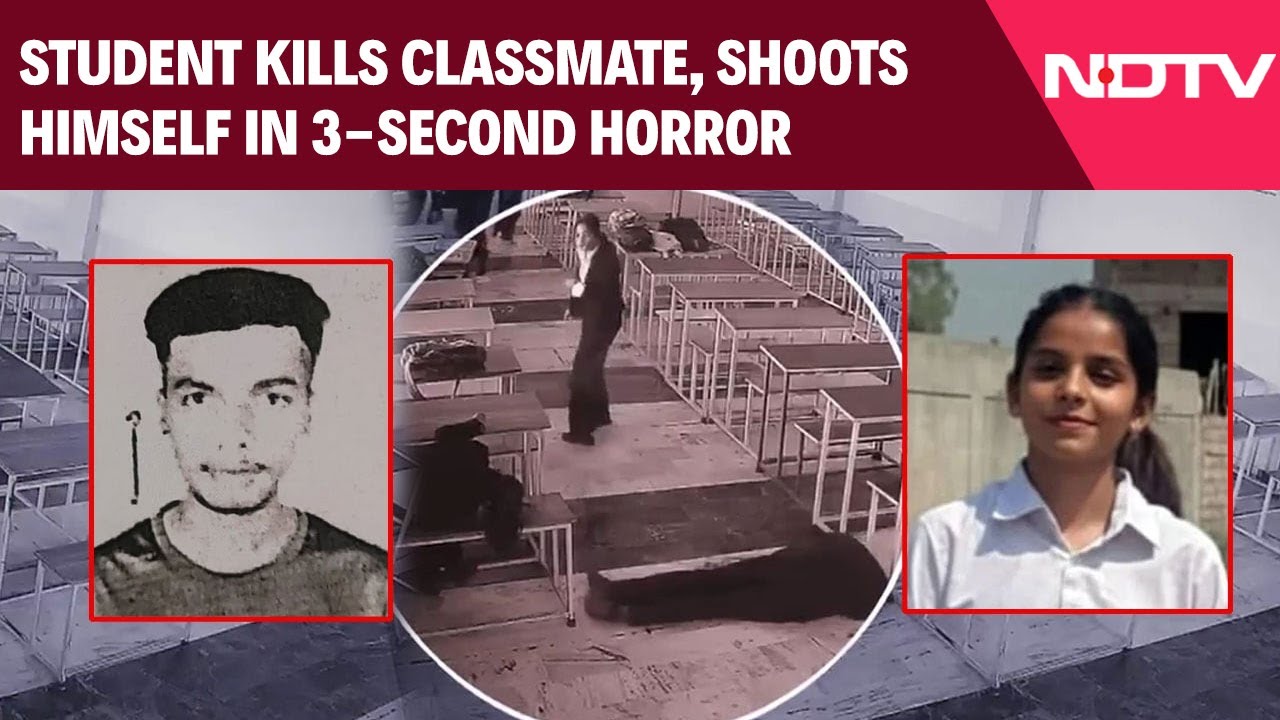Punjab Shooting Case | Student Kills Girl, Then Shoots Himself In 3-Second Classroom Horror