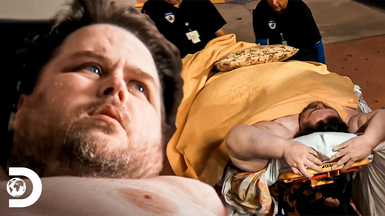 Bomberos tienen que llevar a James a ver al Dr. Now | Kilos Mortales | Discovery Latinoamérica