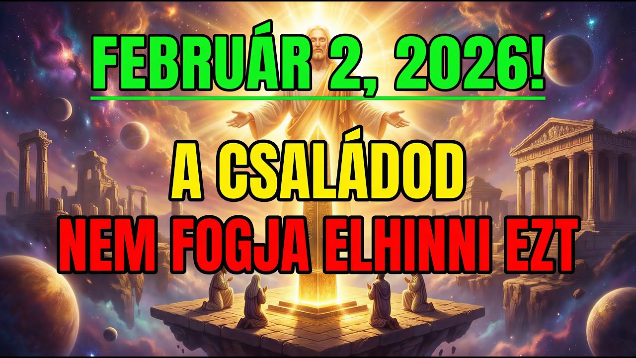 Isten éppen jóváhagyott egy átutalást, ami sokkolni fogja a családodat (ez eddig rejtve volt).