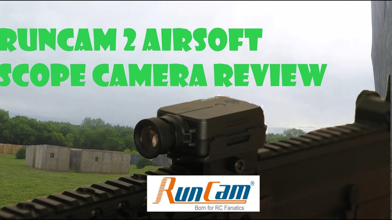 RunCam2 - 35mm Airsoft scope cam unboxing review/ and shooting test