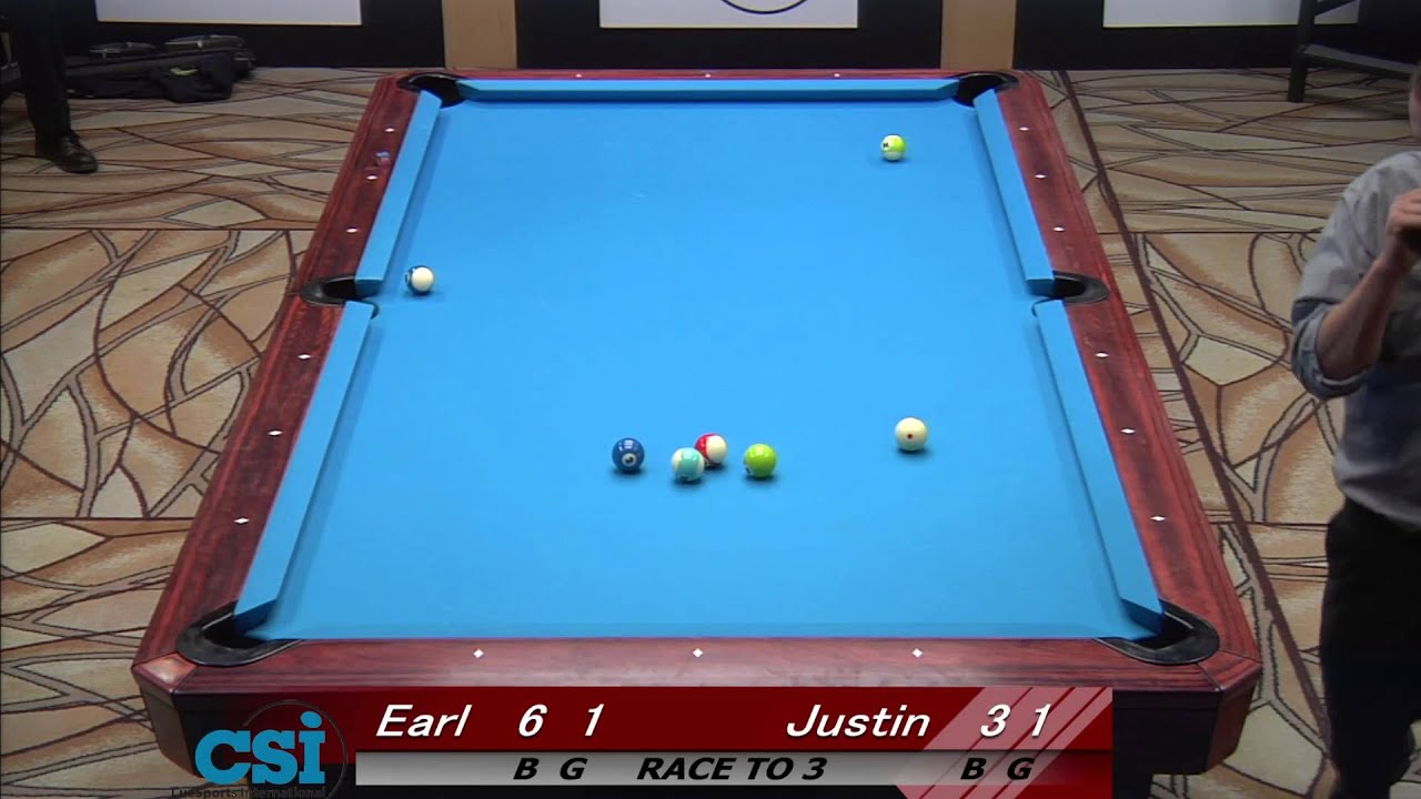 CSI 2013 US Open One Pocket Strickland vs Hall