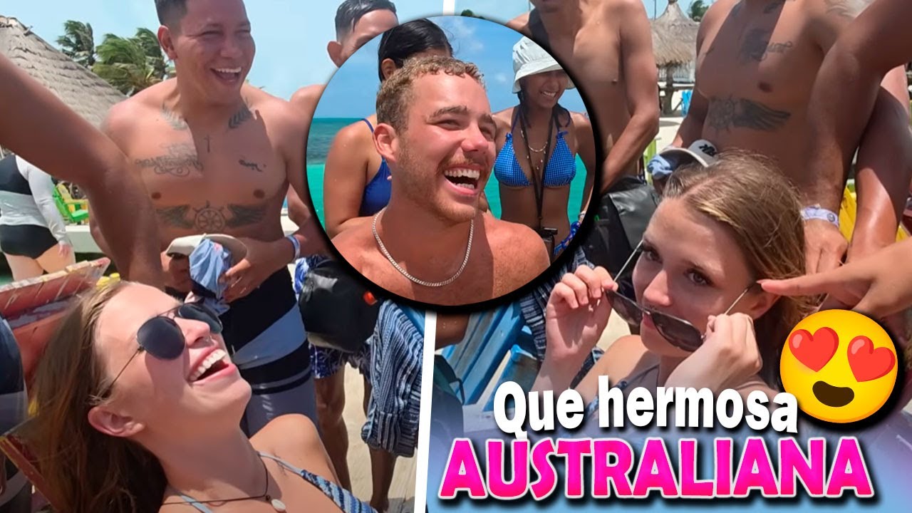 Los australianos agarraron el SHOW con la plaga😂 Choco se estaba cuentiendo al novio de la chica😂