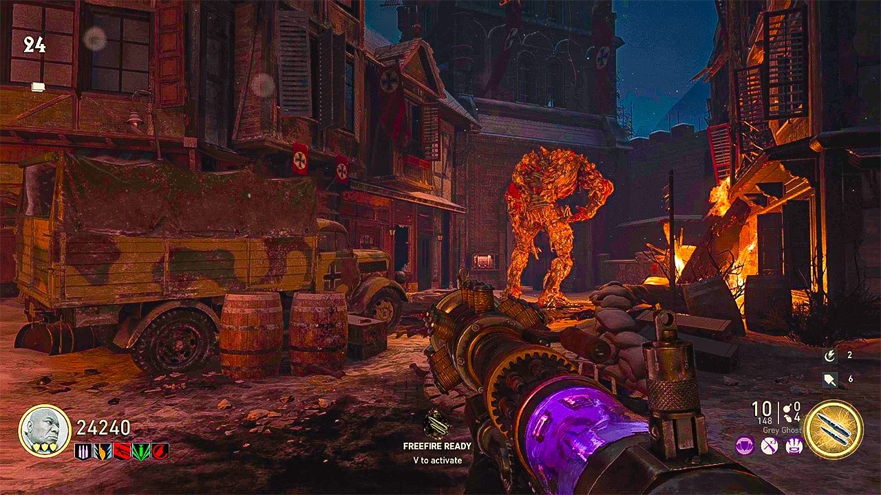 WW 2 ZOMBIES: THE FINAL REICH GAMEPLAY [EASTER EGG FIREWORKS] (NO COMMENTARY)