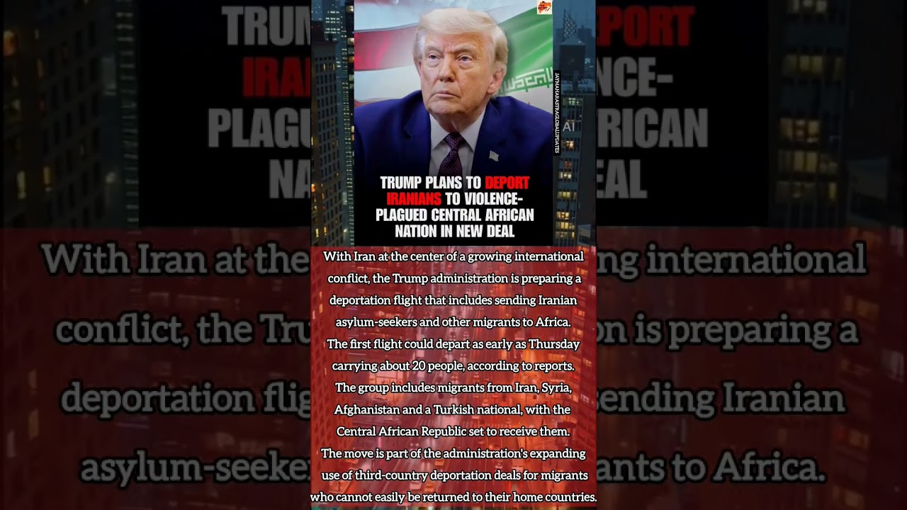 Trump's New Deportation Plan Sparks Global Controversy #breakingnews #uspolitics #usnews #shorts