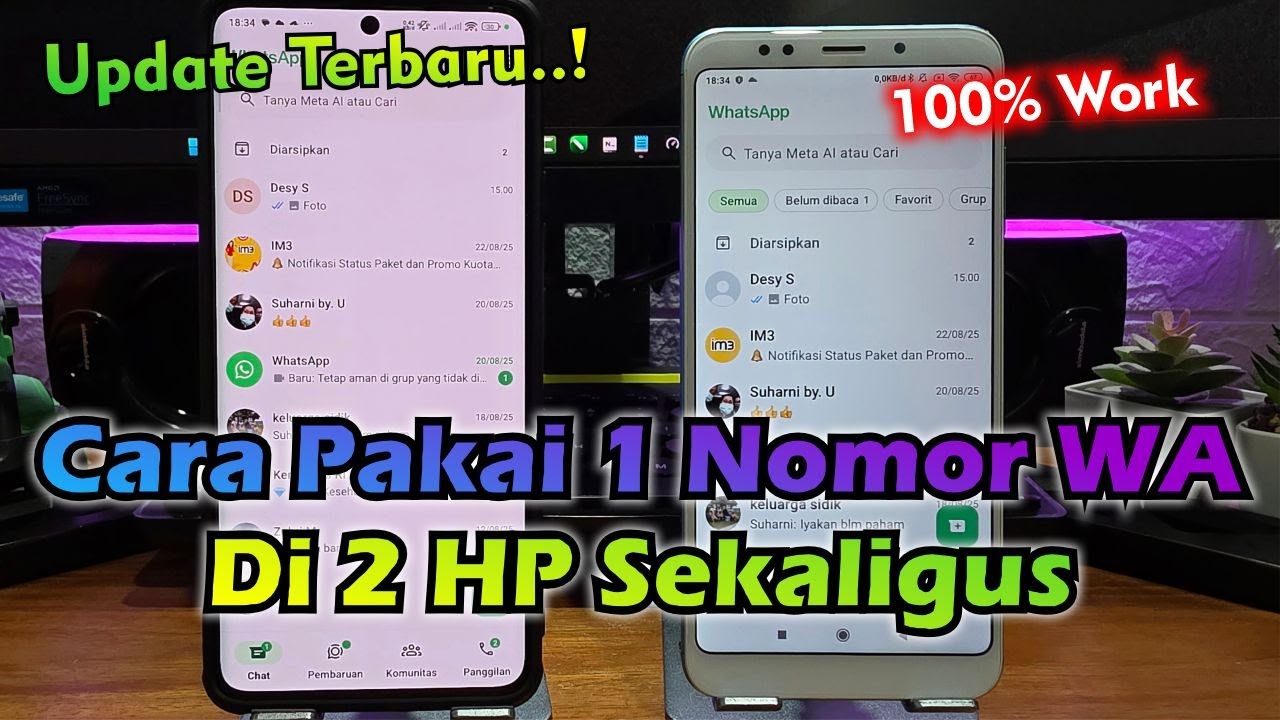 Cara Pakai 1 Nomor WA Di 2 HP Sekaligus