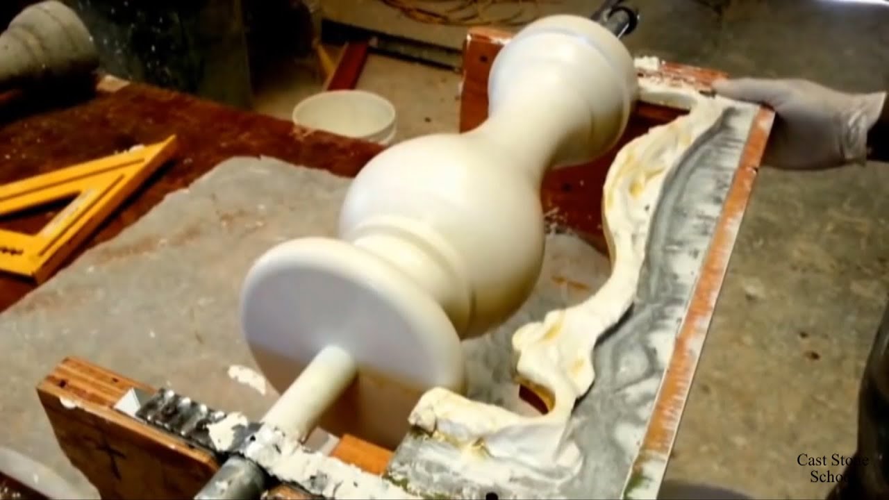 CAST STONE AND PRECAST SCHOOL reproducing Cast Stone balusters Learn the secret of making Cast Stone