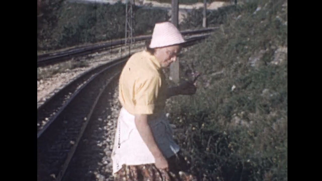 Rhune railway, Pyrenees in the Basque, France, 1959